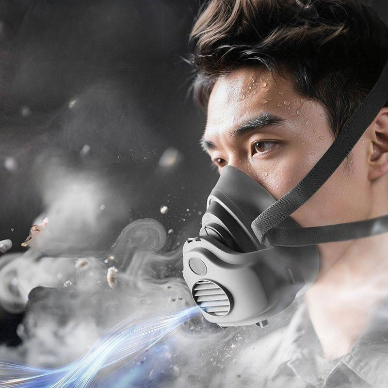 Respirator Half Face - House Clean Work Safety Rubber Mask