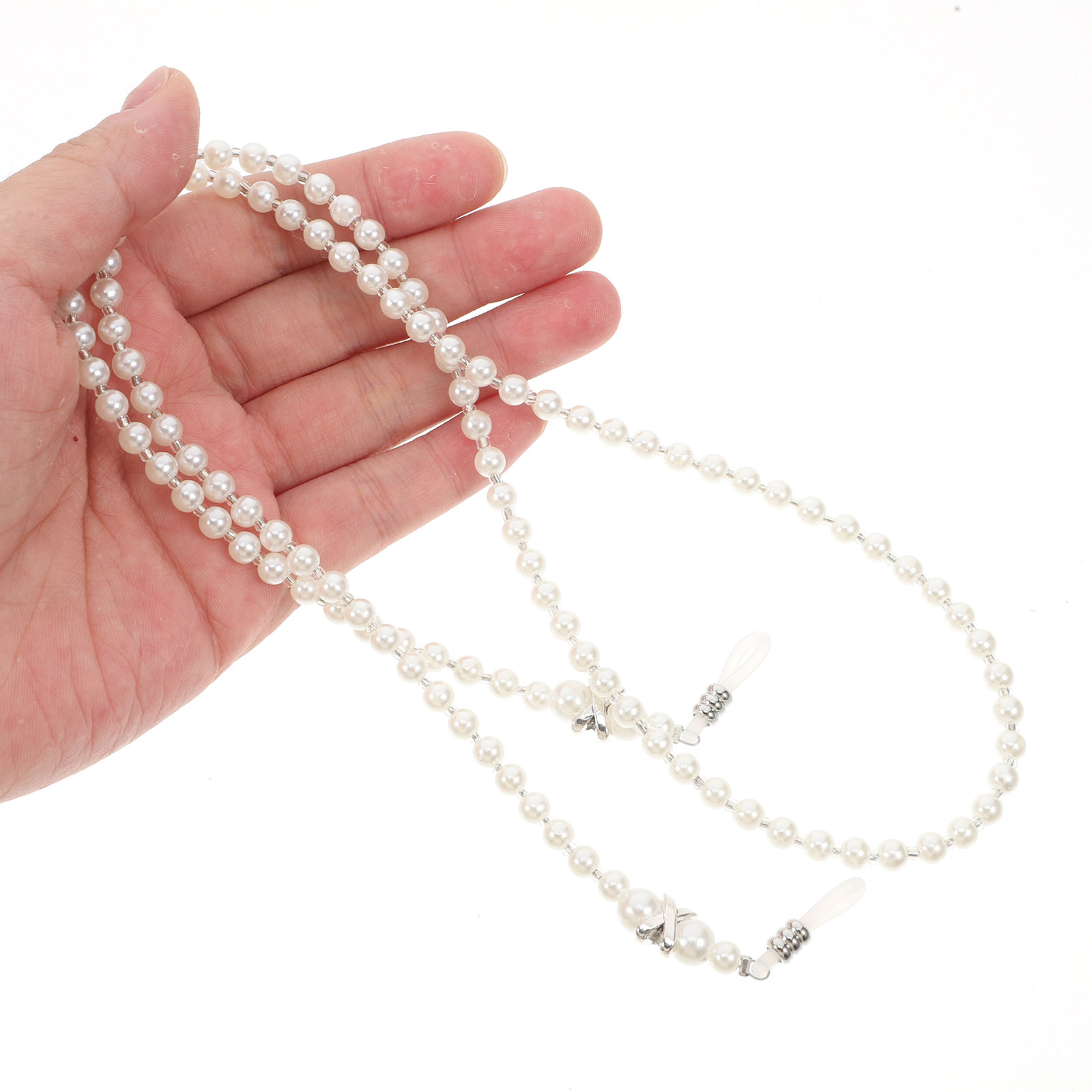 Pearl Eyeglass Chain Anti-Slip - Mask Chain Holder ulasan dan harga